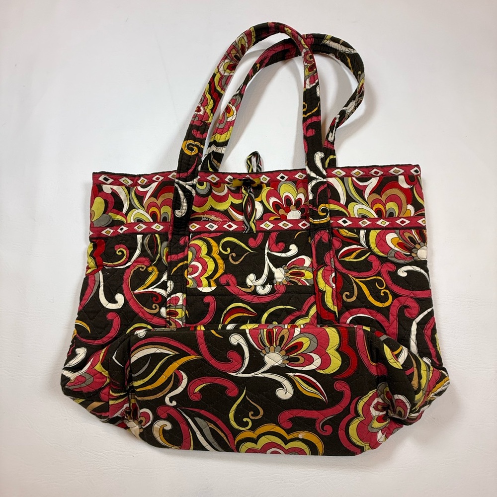 Vera Bradley Puccini retired 2013 pattern shoulder tote bag